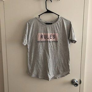 Tee Shirt Short, Gray, Extra Small, Good Condition